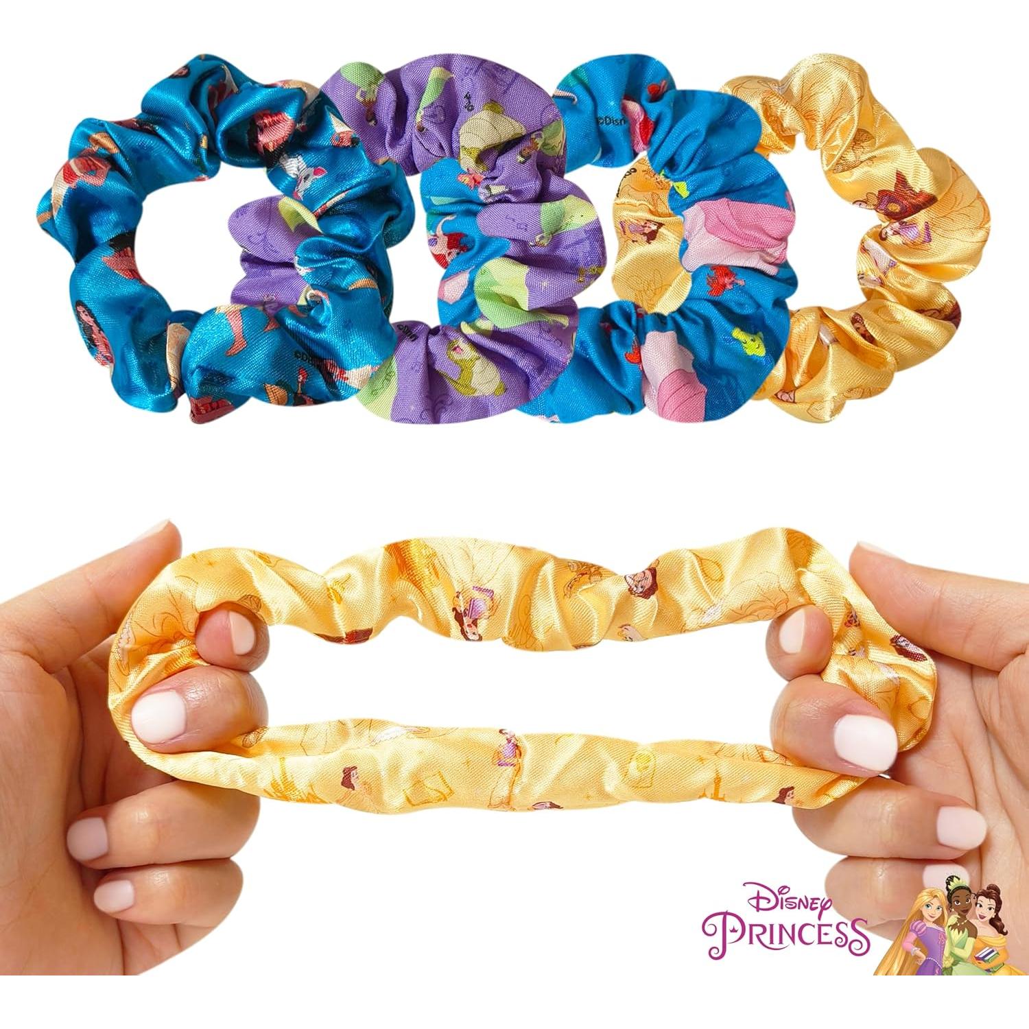 Scrunchies para Niñas LUV HER Disney - 4 Accesorios de Cabello