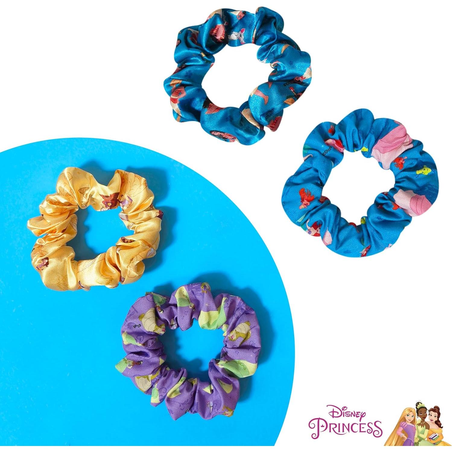 Scrunchies para Niñas LUV HER Disney - 4 Accesorios de Cabello