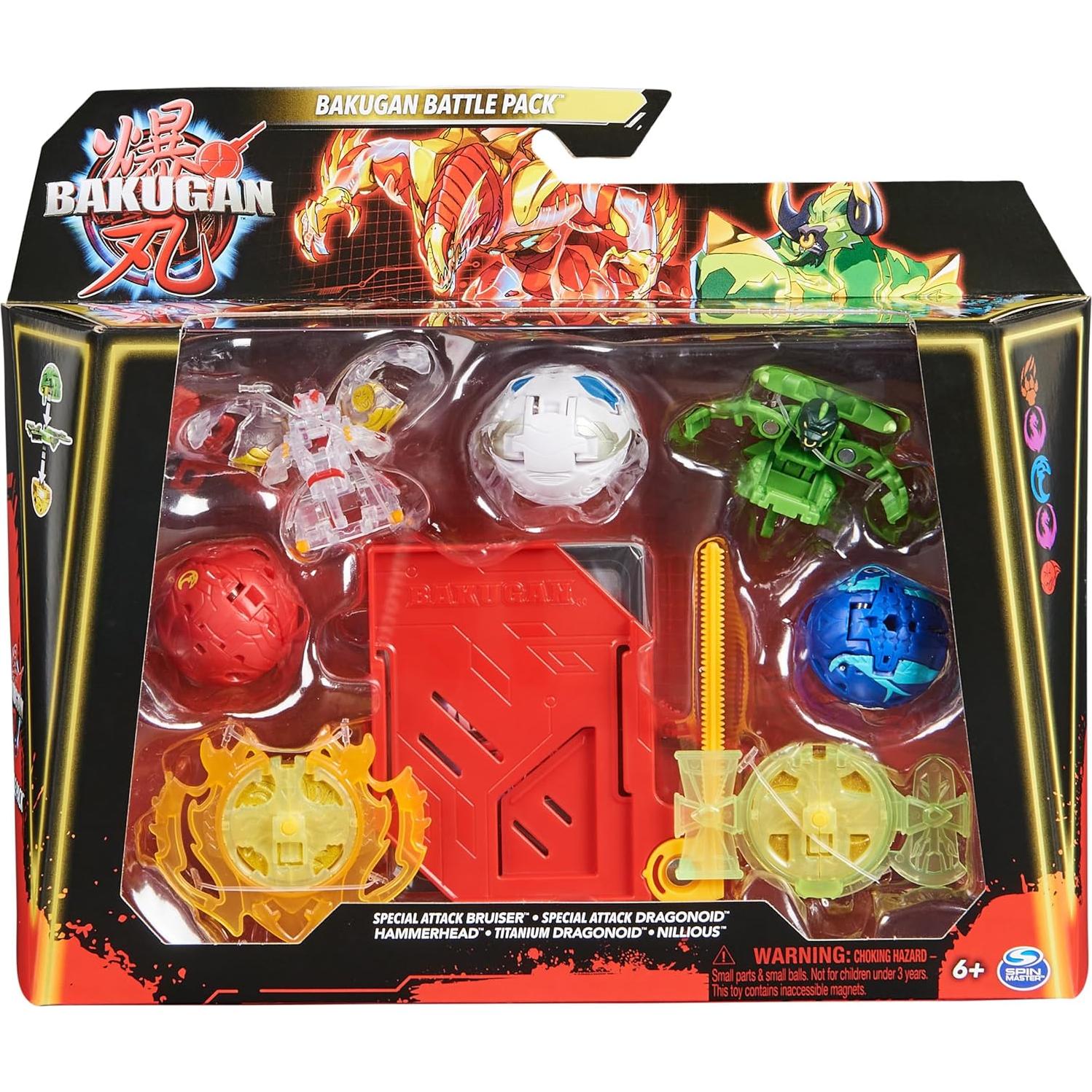Bakugan 5-Pack Ataque Especial Bruiser y Dragonoide