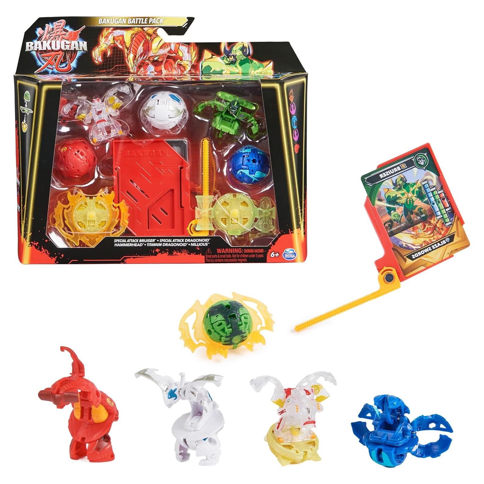 Bakugan 5-Pack Ataque Especial Bruiser y Dragonoide