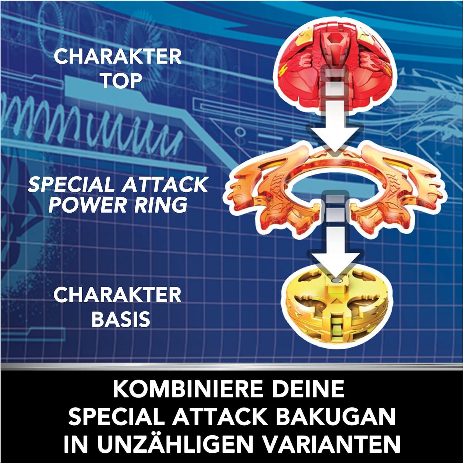 Bakugan 5-Pack Ataque Especial Bruiser y Dragonoide