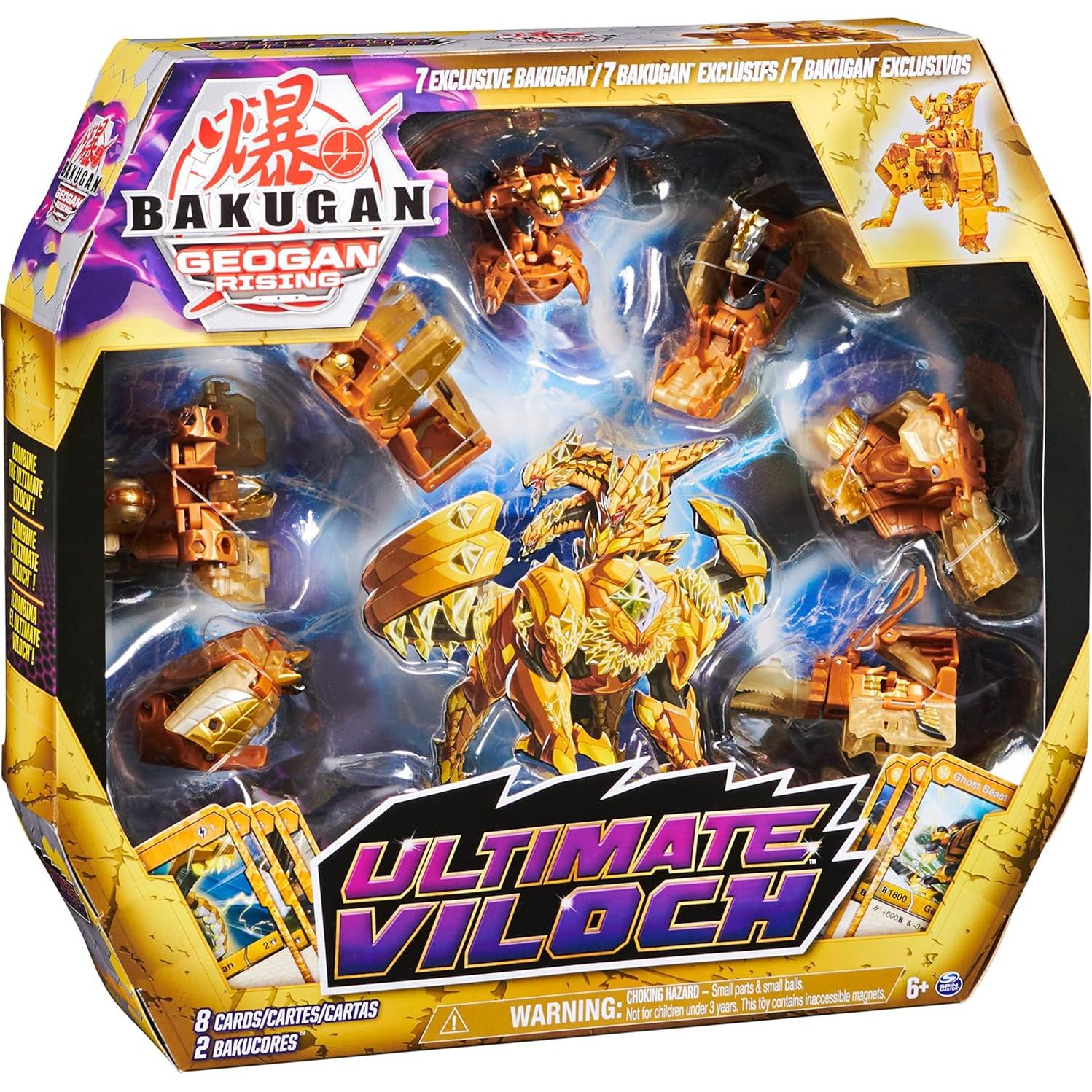 Bakugan Ultimate Viloch 7-en-1 Spin Master, Juguete Coleccionable