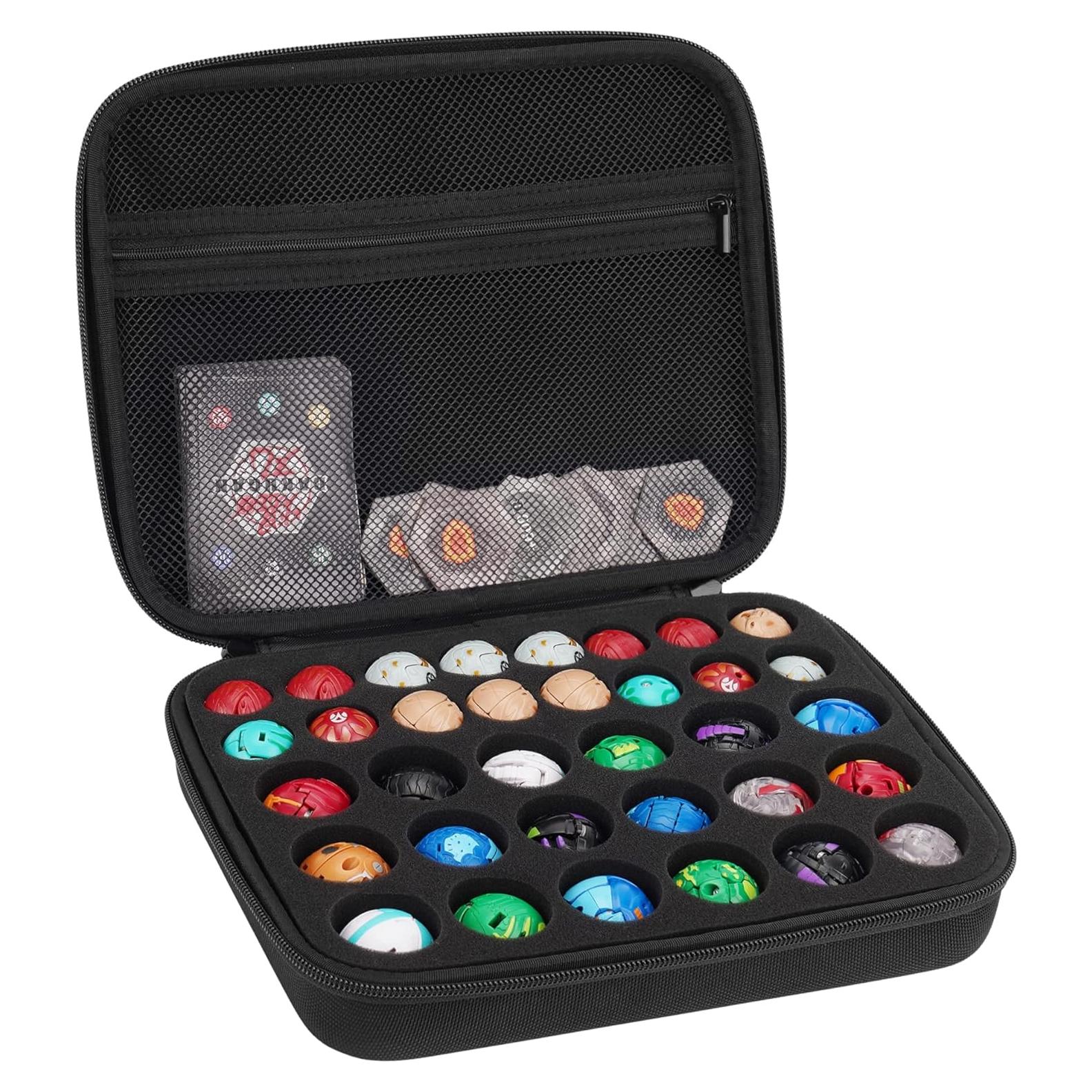 Caja de Almacenamiento Minahao para 34 Juguetes Bakugan