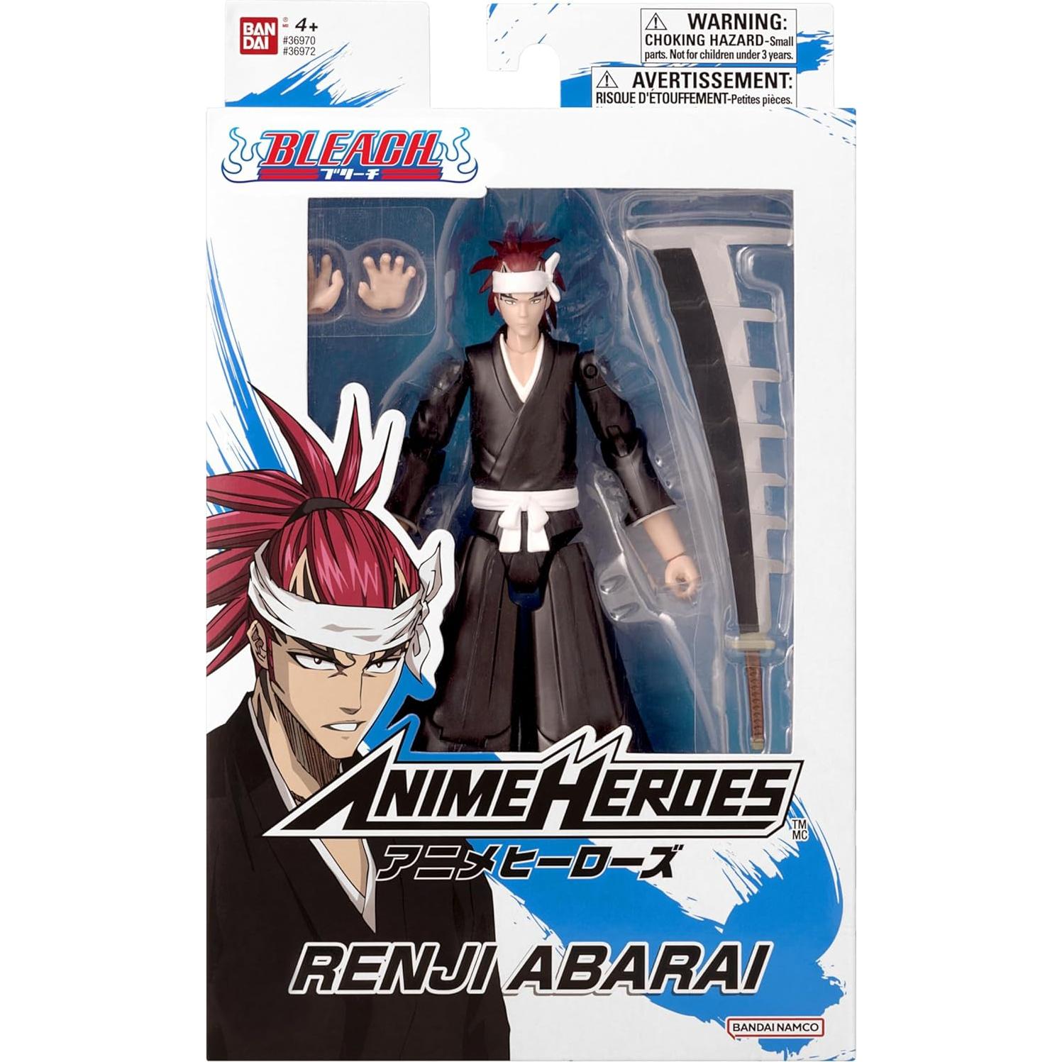 Figura de Acción Bleach Abarai Renji - Bandai 17.78 cm