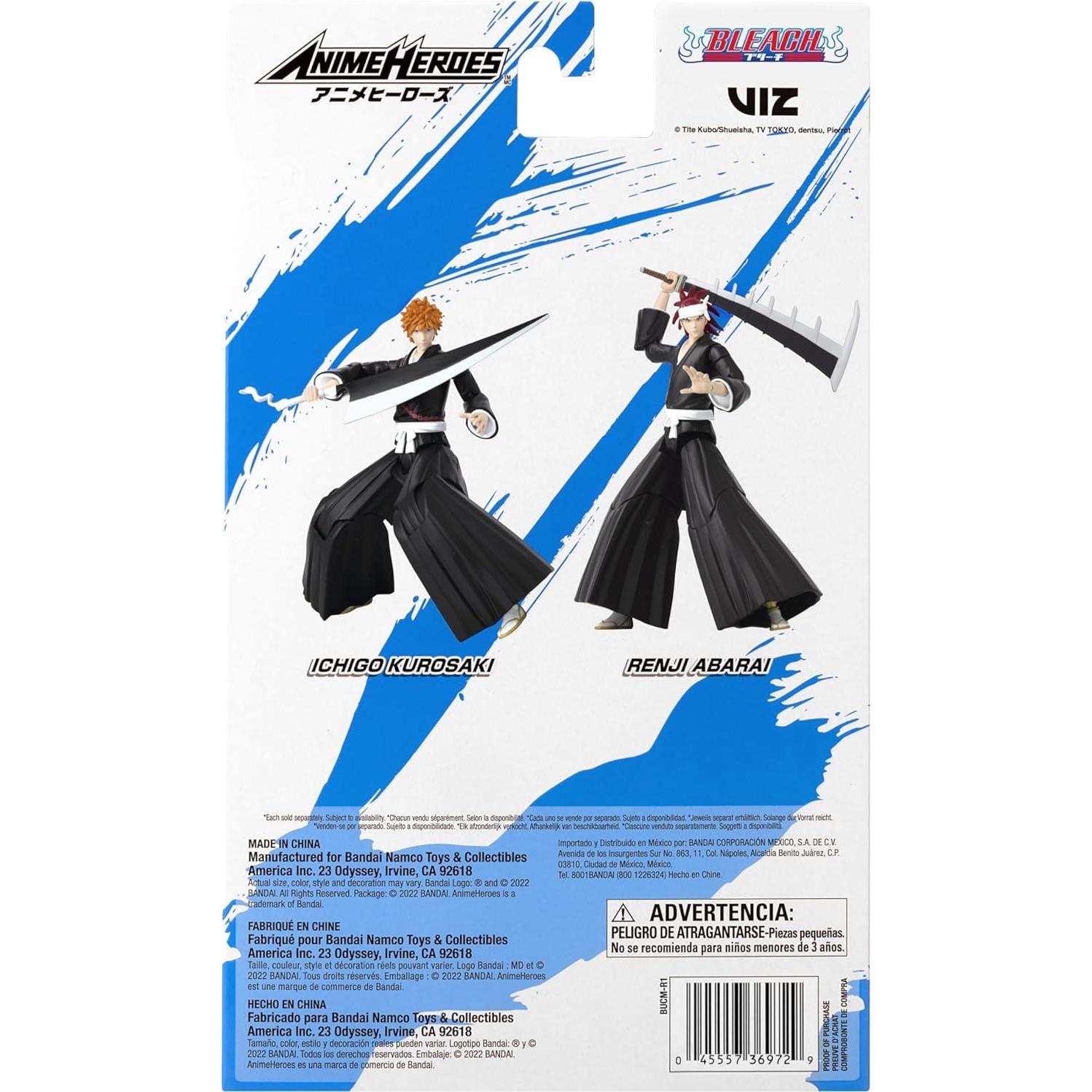 Figura de Acción Bleach Abarai Renji - Bandai 17.78 cm