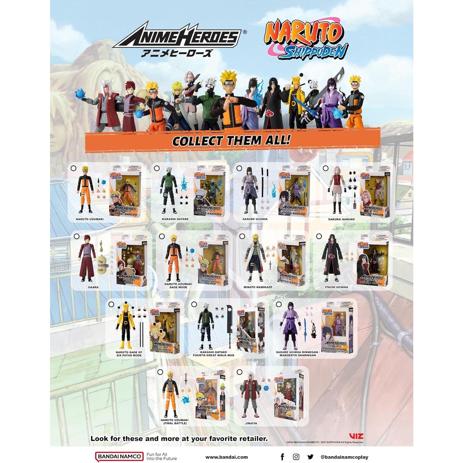 Figura de Acción Naruto Shippuden - Anime Heroes - 20 cm