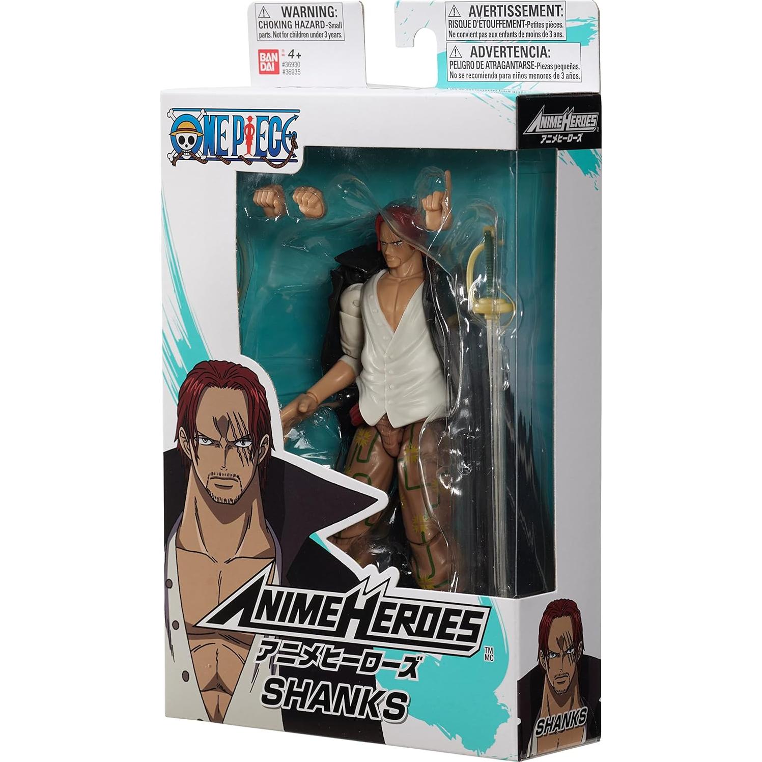 Figura de Acción Shanks One Piece Bandai 16,5 cm Articulada