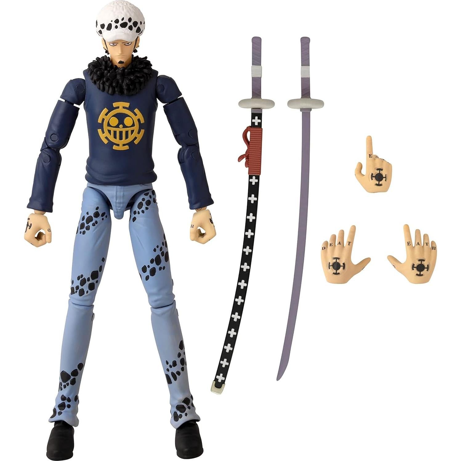 Figura de Acción Trafalgar Law Anime Heroes Bandai 16,5 cm