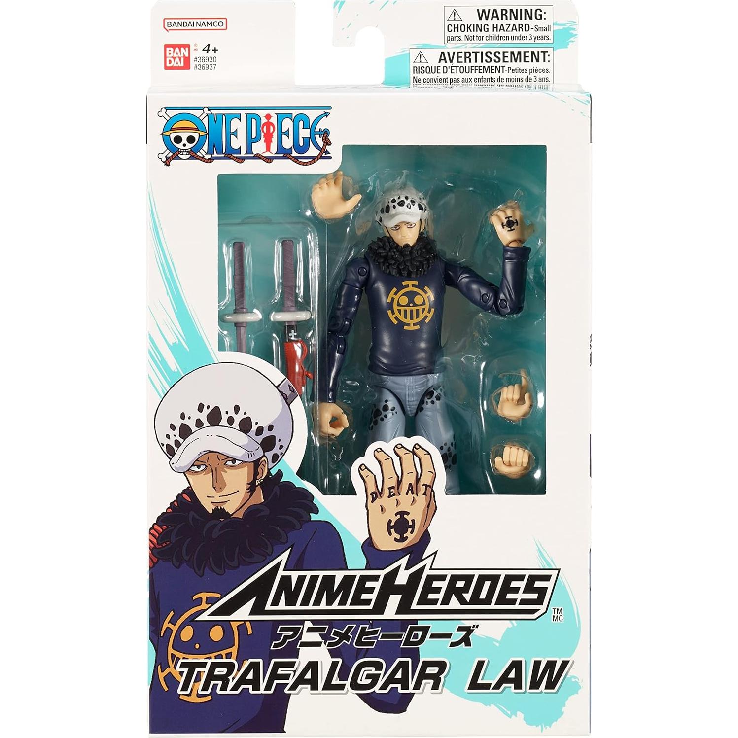 Figura de Acción Trafalgar Law Anime Heroes Bandai 16,5 cm