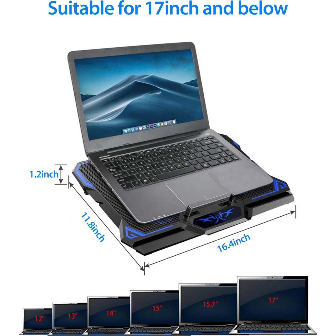 Base de Enfriamiento para Laptop LiANGSTAR 15.6-17" USB