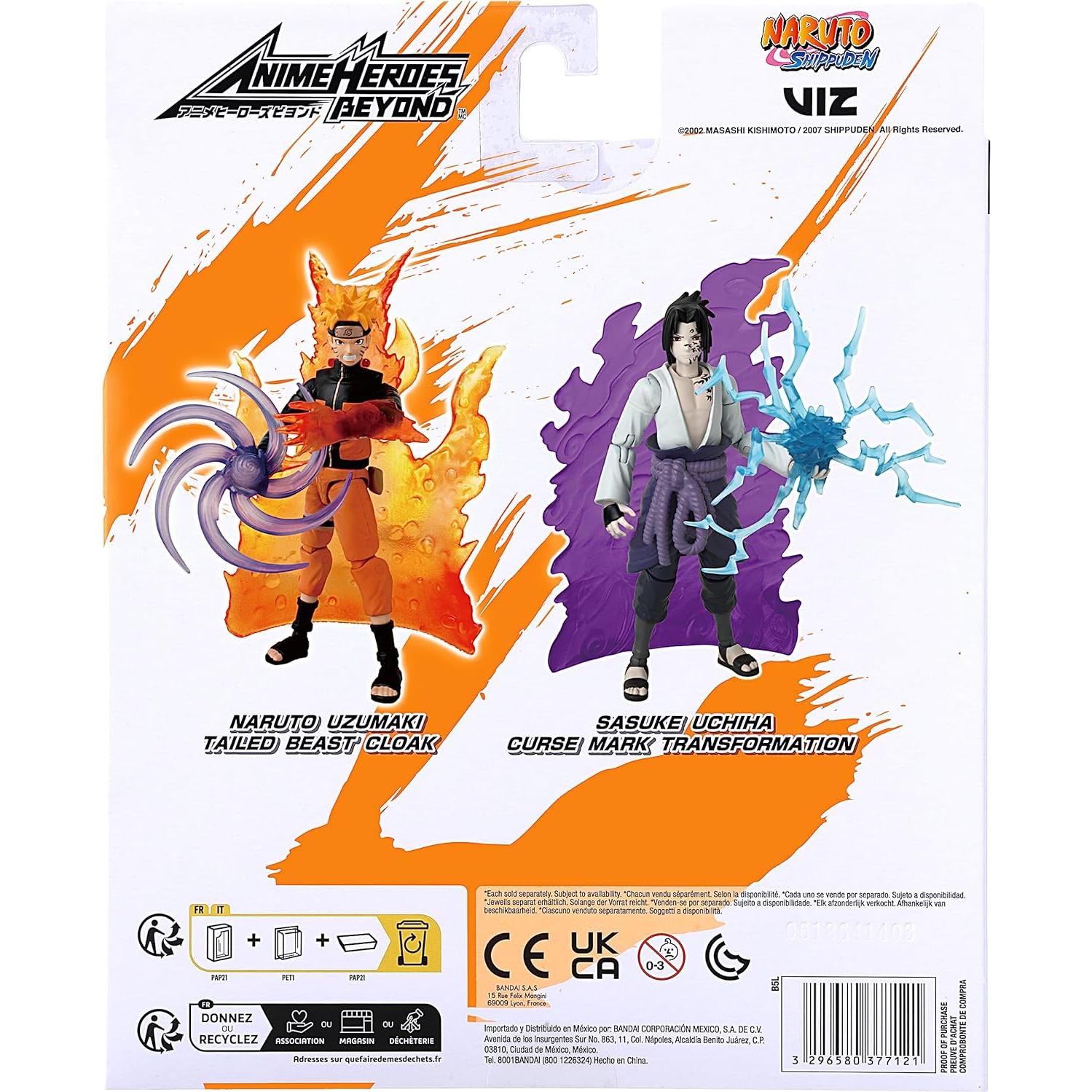 Figura de Acción Sasuke Uchiha - Anime Heroes - 20 Puntos Articulación