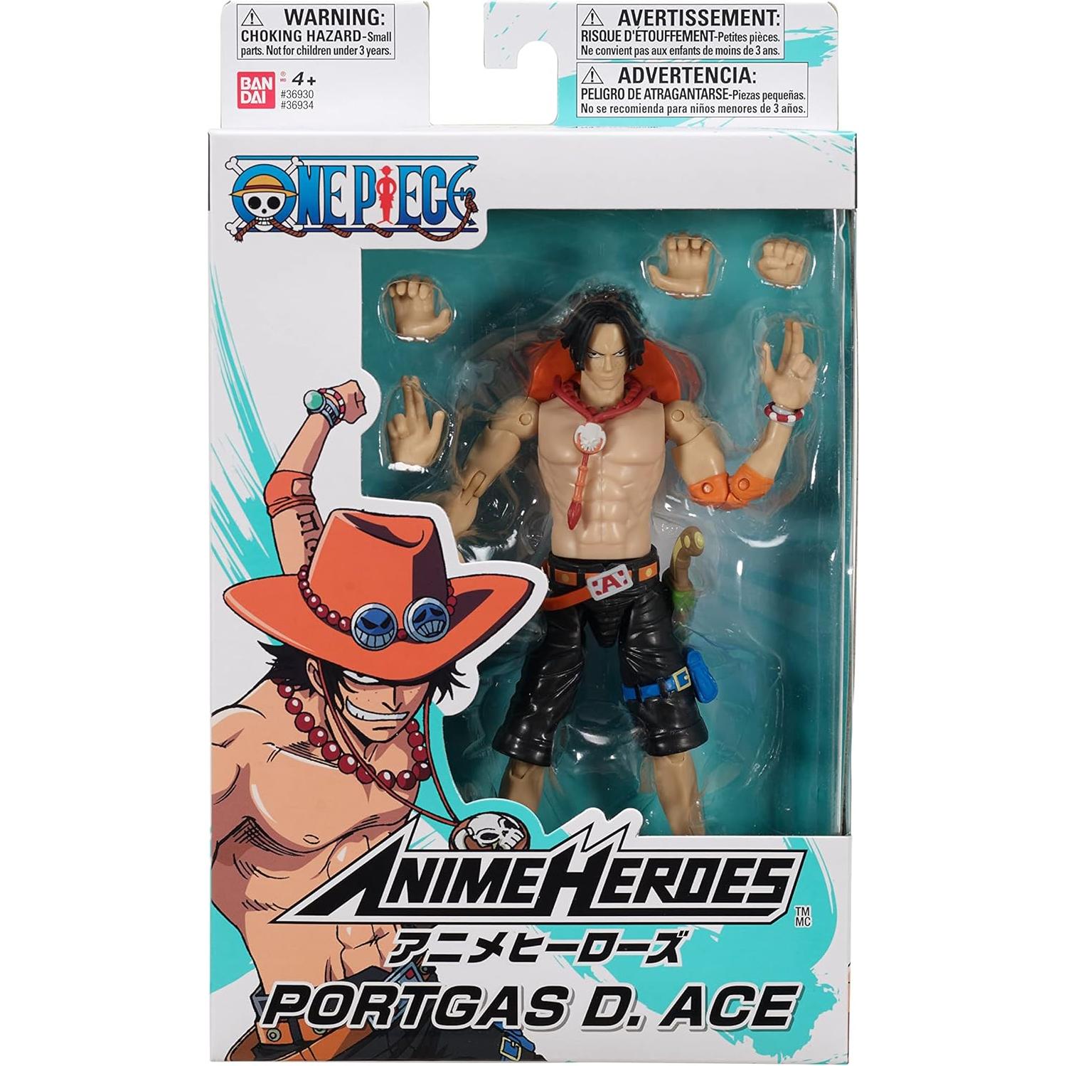 Figura de Acción Bandai One Piece Portgas D. Ace 16,5 cm