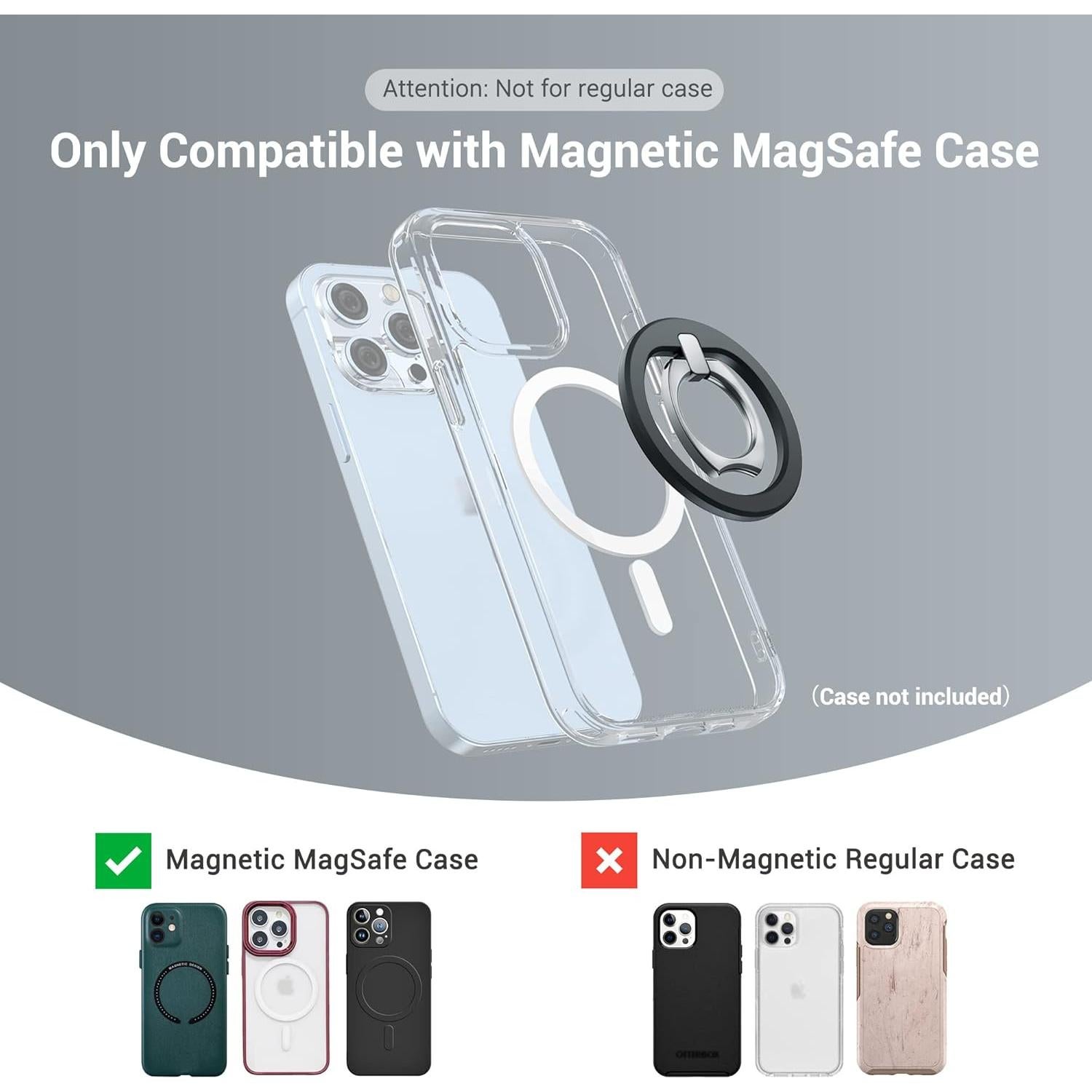 Soporte de Anillo Magnético PROfezzion para iPhone 16-12