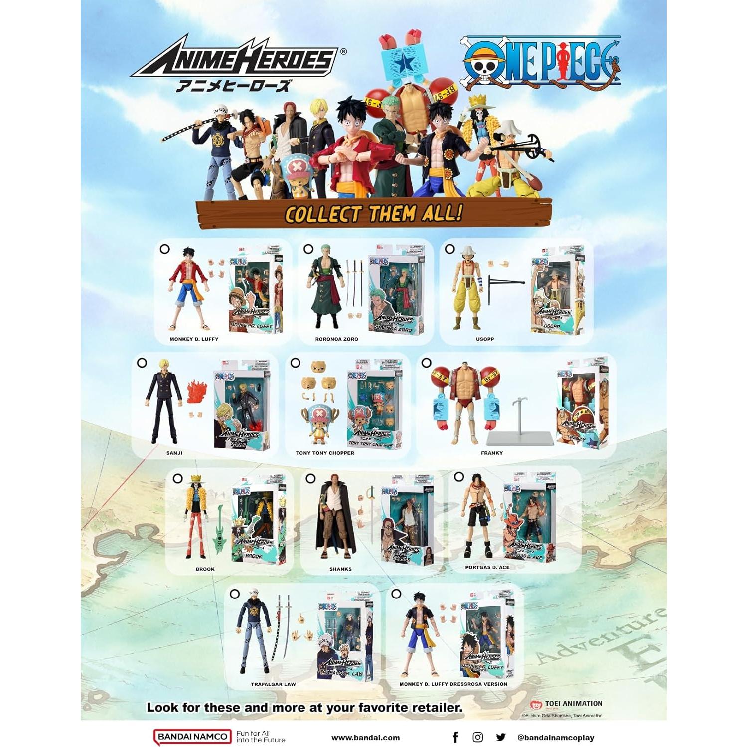 Figura de Acción Franky - One Piece - Bandai 16.5 cm