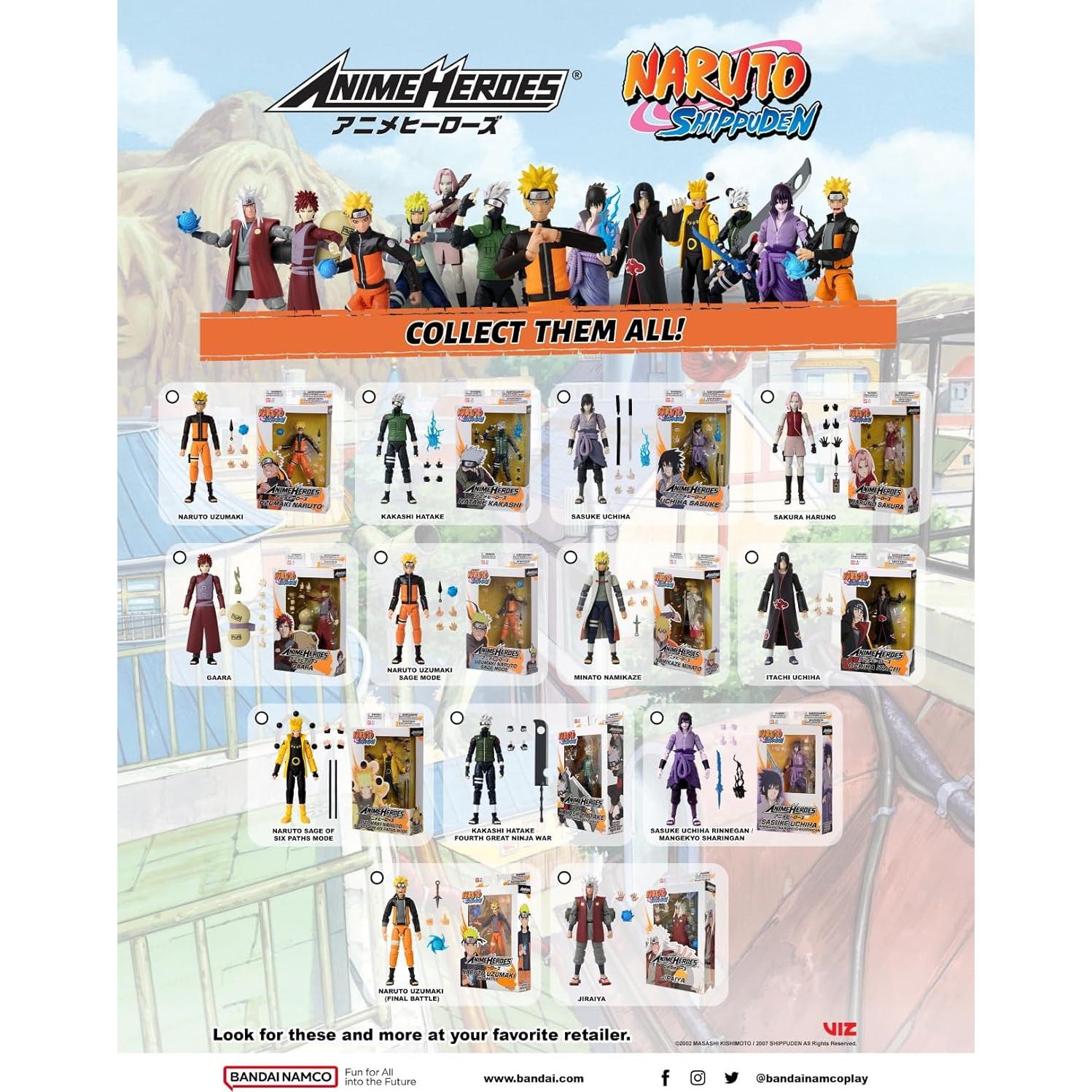 Figura de Acción Jiraiya Naruto 16,5 cm Bandai Namco