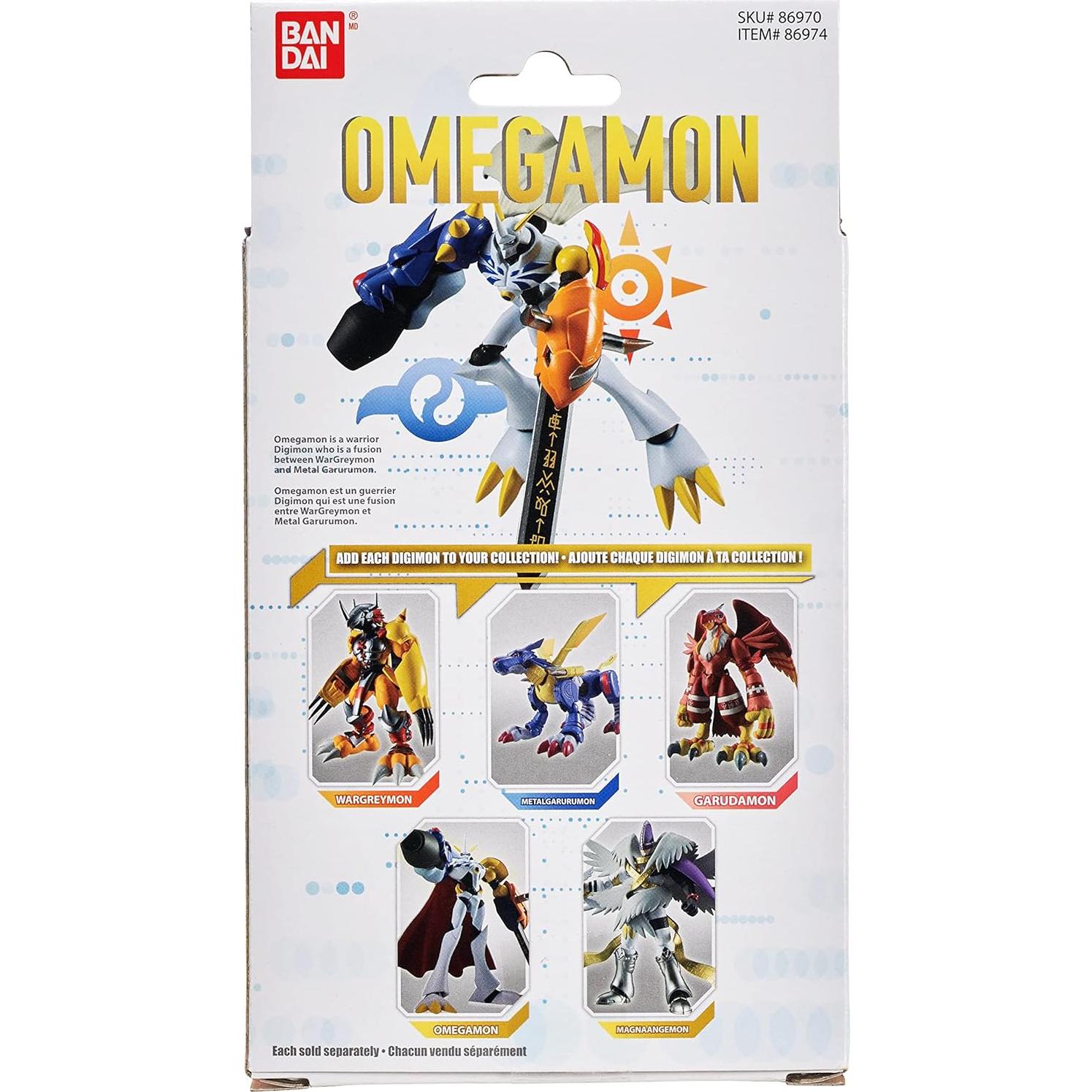 Figura Omegamon Bandai Digimon 8.89 cm Detallada