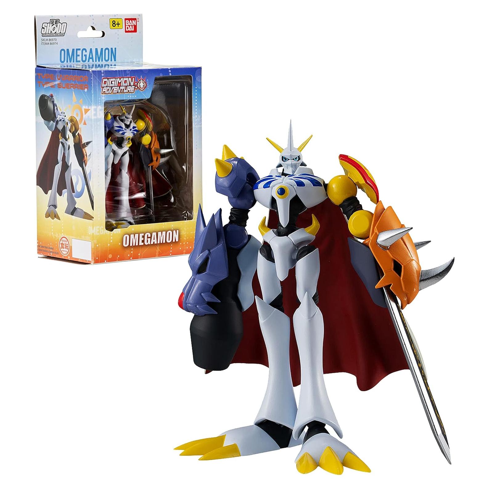 Figura Omegamon Digimon Bandai 8.89 cm Detallada