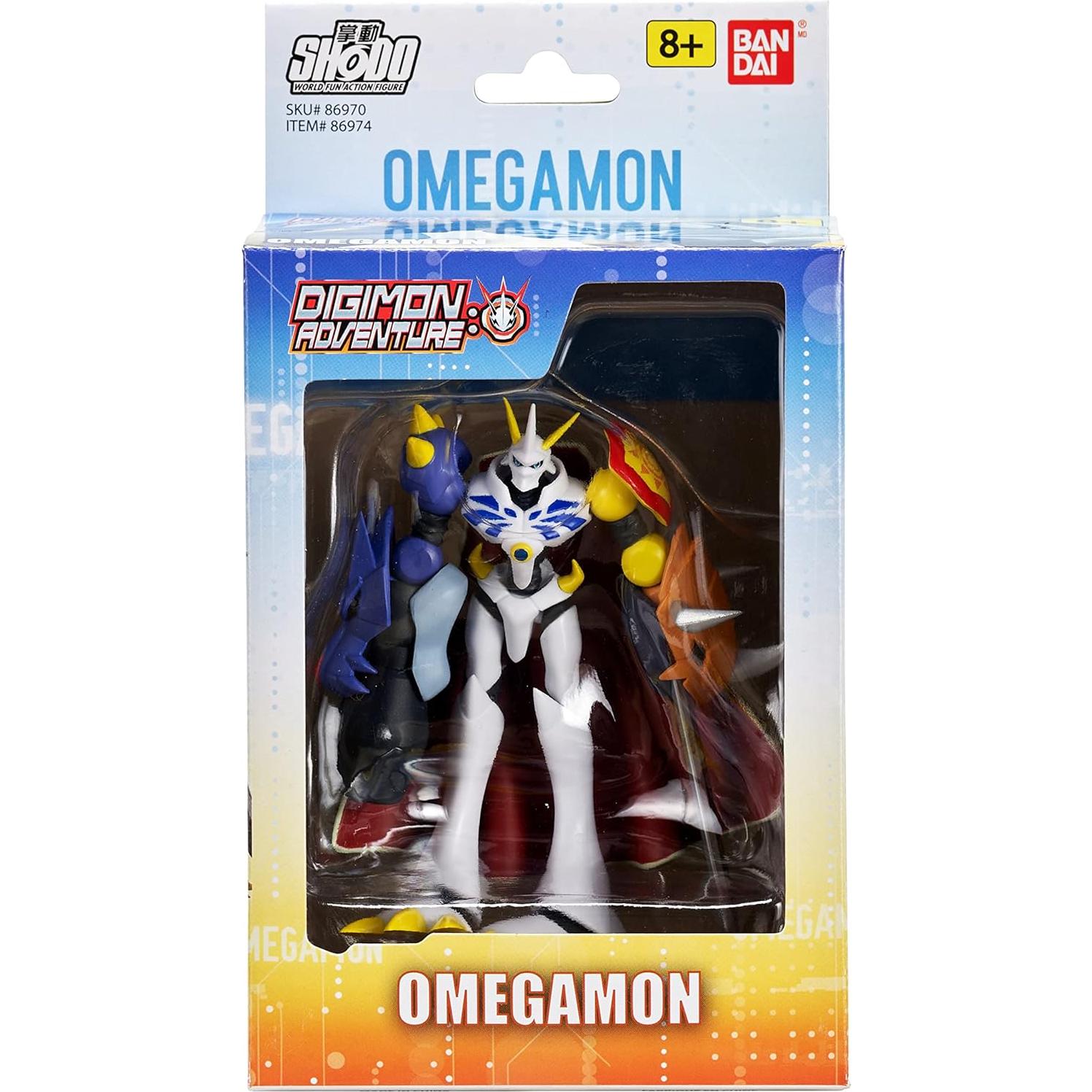 Figura Omegamon Digimon Bandai 8.89 cm Detallada