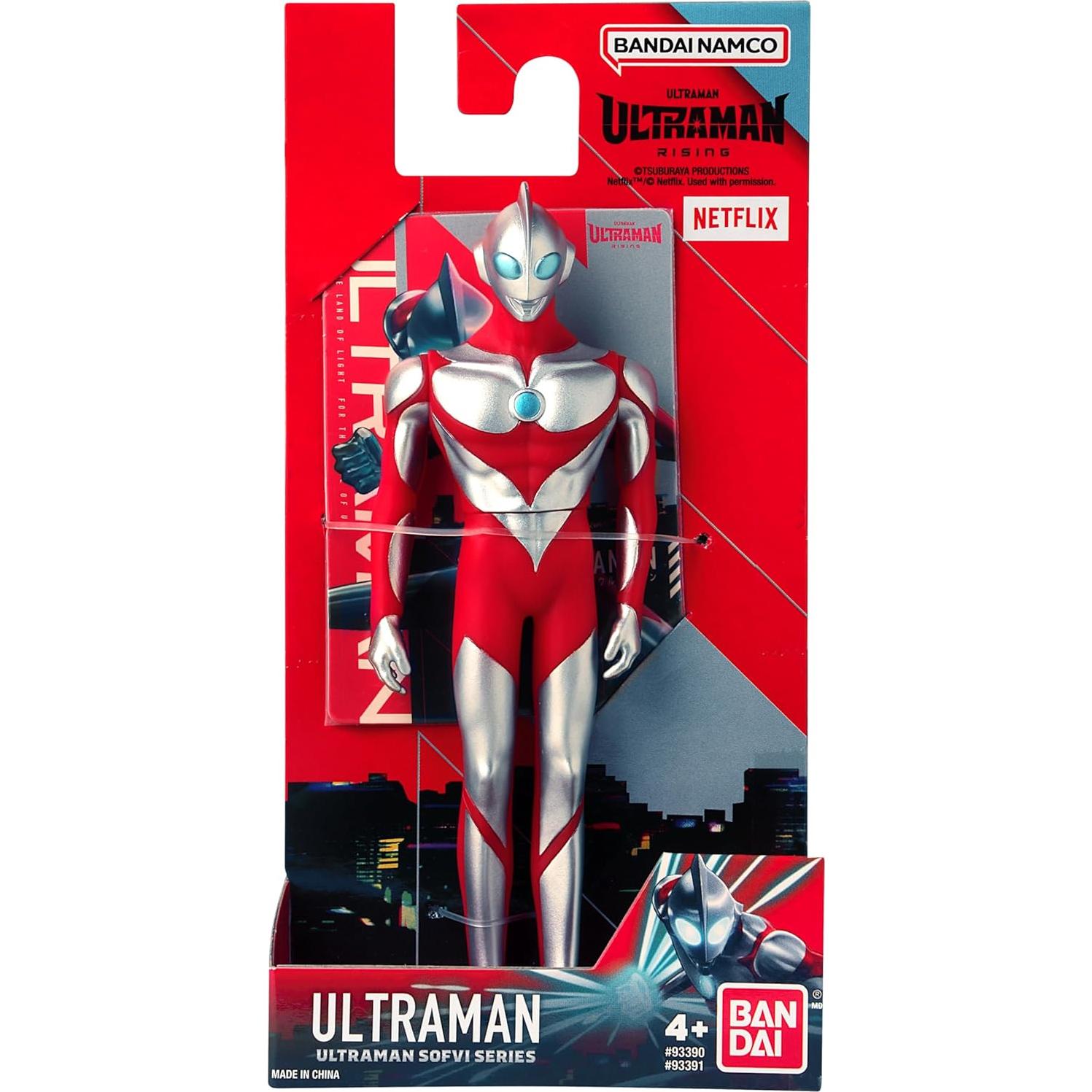 Figura de Vinilo Blando Ultraman Bandai 12,7 cm Sofvi Heroes