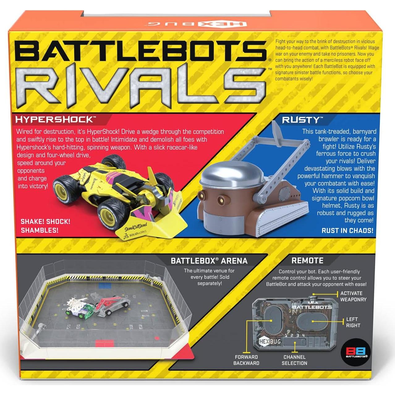 HEXBUG BattleBots Oxidado y Hypershock - Set de Batalla
