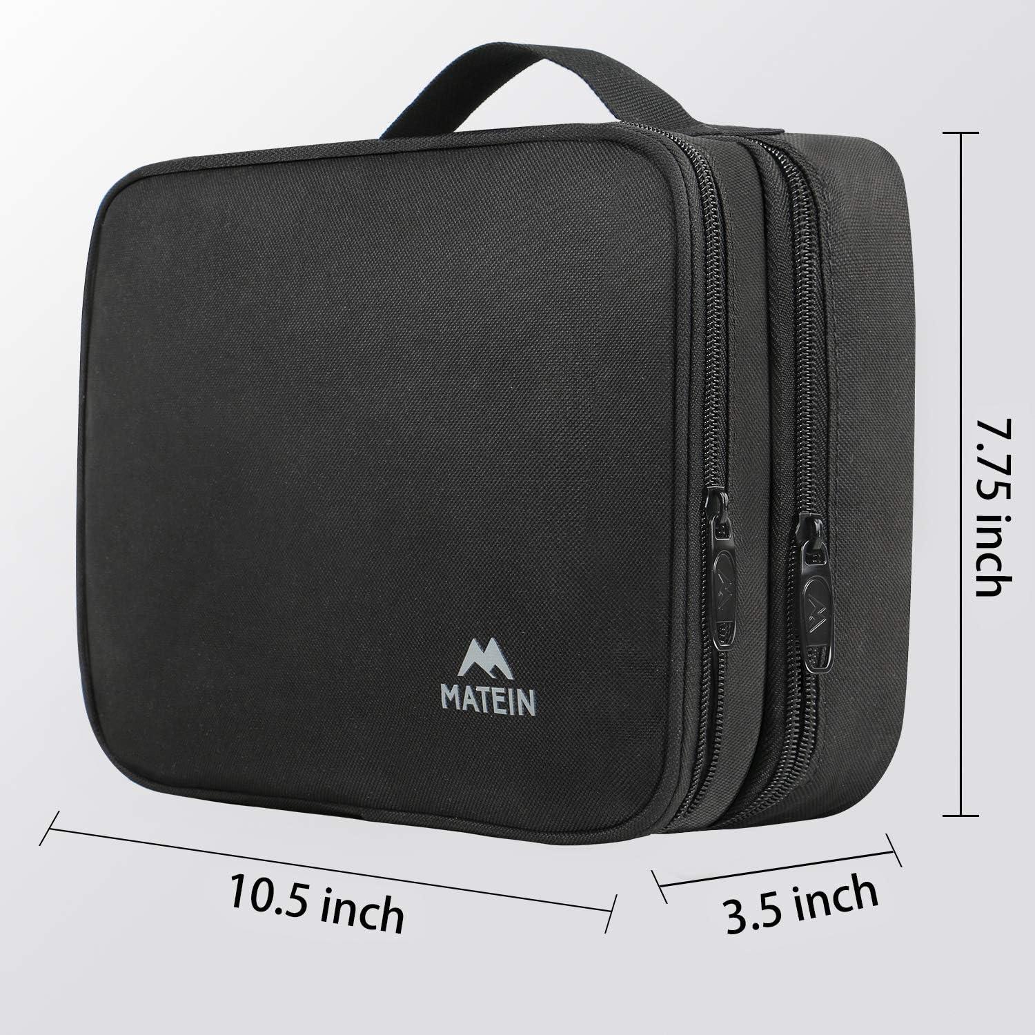 MATEIN Organizador de Viaje Negro 26.67x19.69cm Impermeable