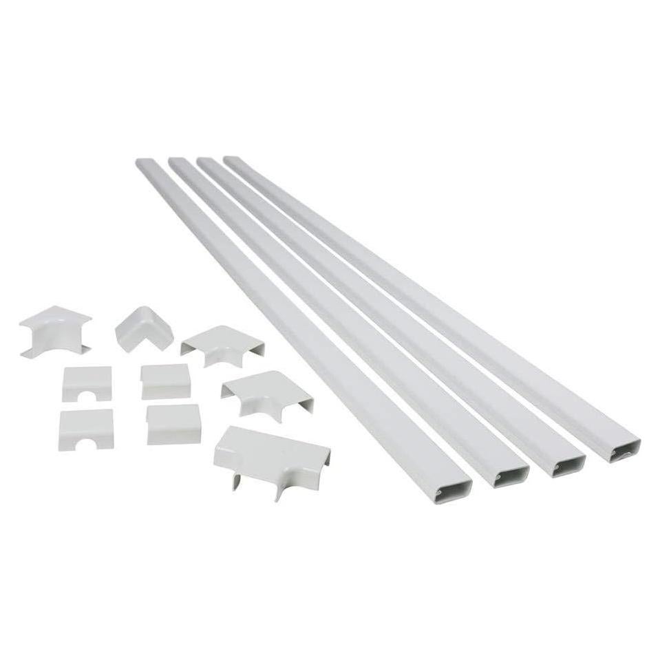 Kit Organizador de Cables Legrand Wiremold C310 11 Piezas Blanco