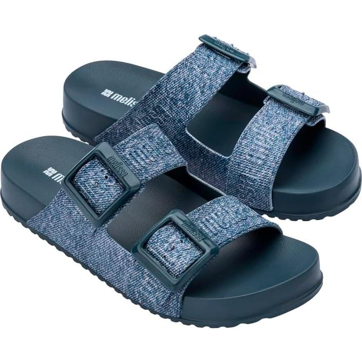 Zapatillas Melissa Cozy Slide para Mujeres Azul 24x9.2cm