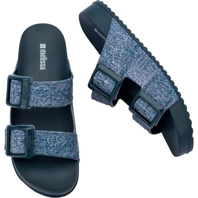 Zapatillas Melissa Cozy Slide para Mujeres Azul 24x9.2cm