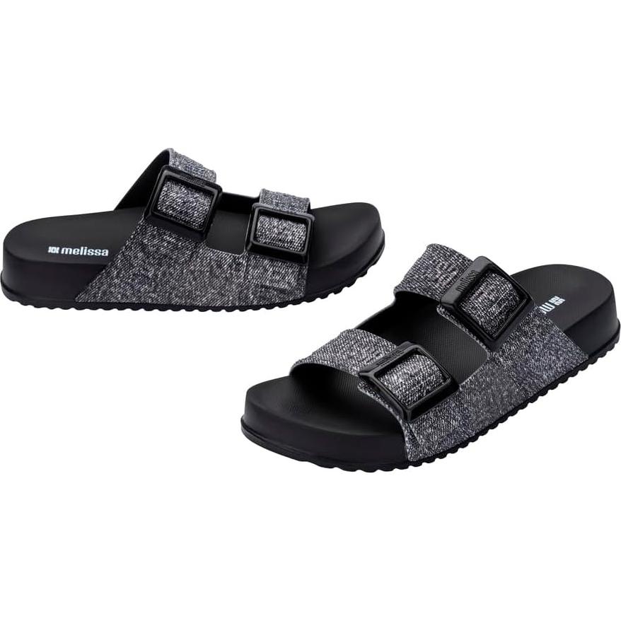 Zapatillas Melissa Cozy Slide para Mujeres - Jeans Negros