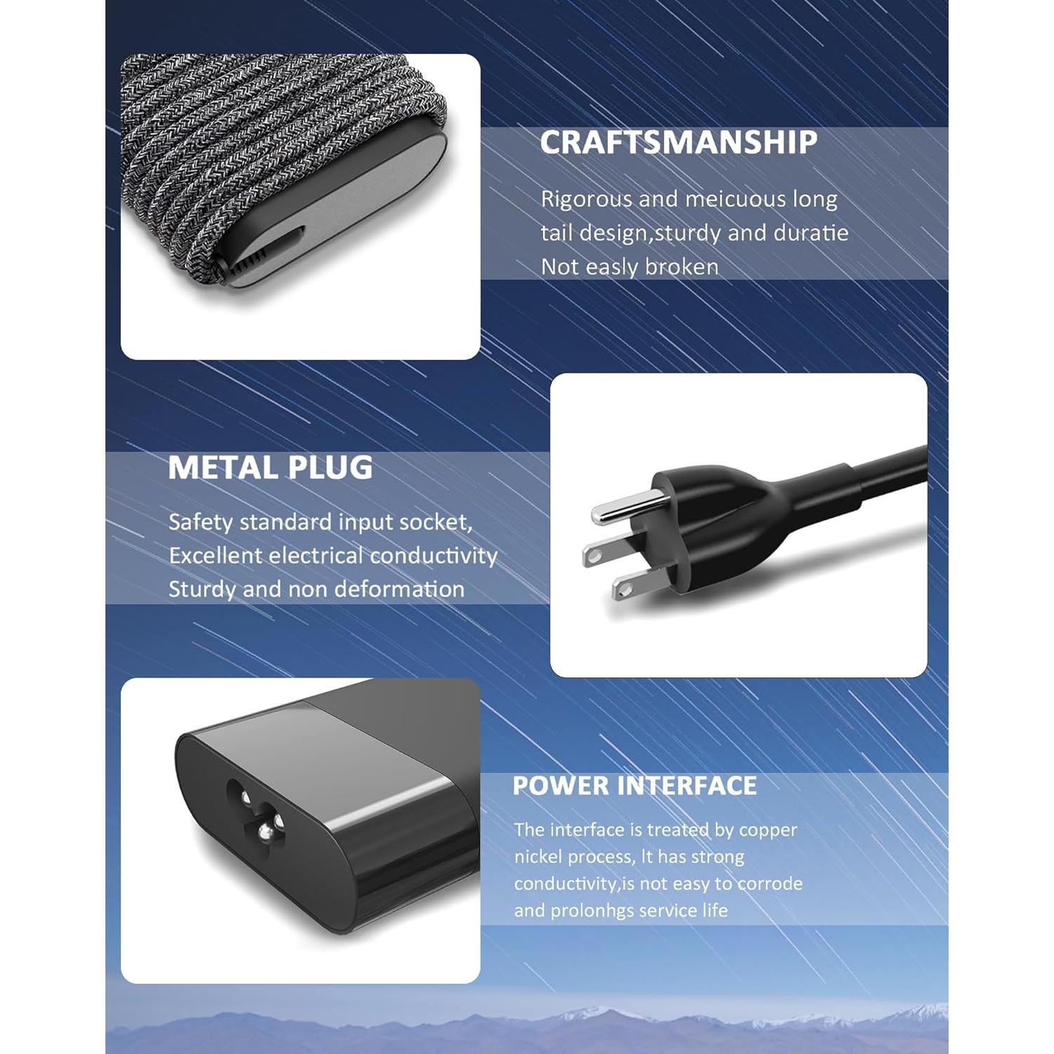 Cargador USB C 65W para Laptop HP - Carga Rápida