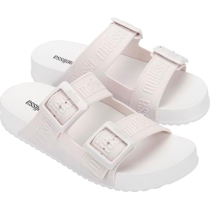 Zapatillas Melissa Cozy Slide para Mujeres Blancas 24x9x8.8cm