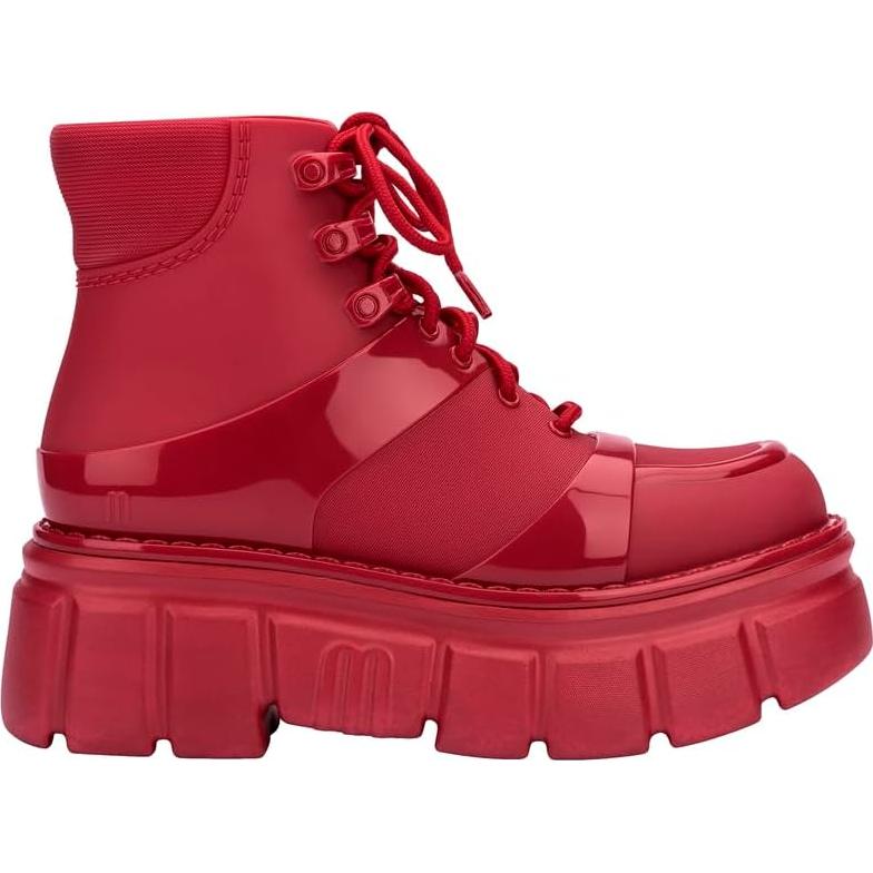 Bota Melissa Rebelde para Mujeres Rojo Talla 8