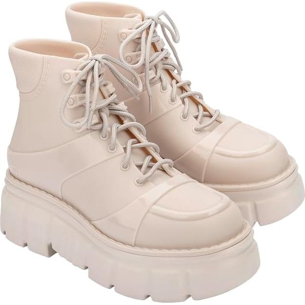 Bota Melissa Rebelde para Mujeres 10,67x19,81 cm Beige