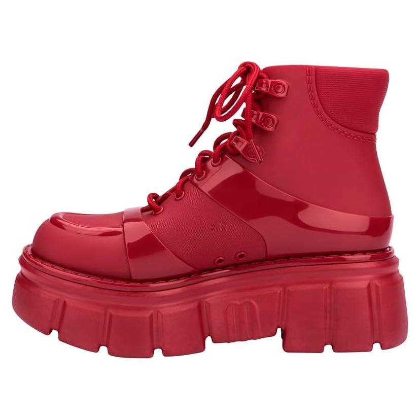 Bota Melissa Rebelde para Mujeres Rojo Talla 6