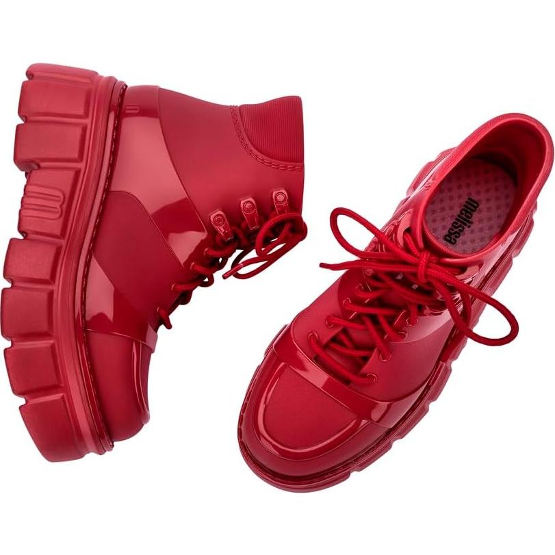 Bota Melissa Rebelde para Mujeres Rojo Talla 6