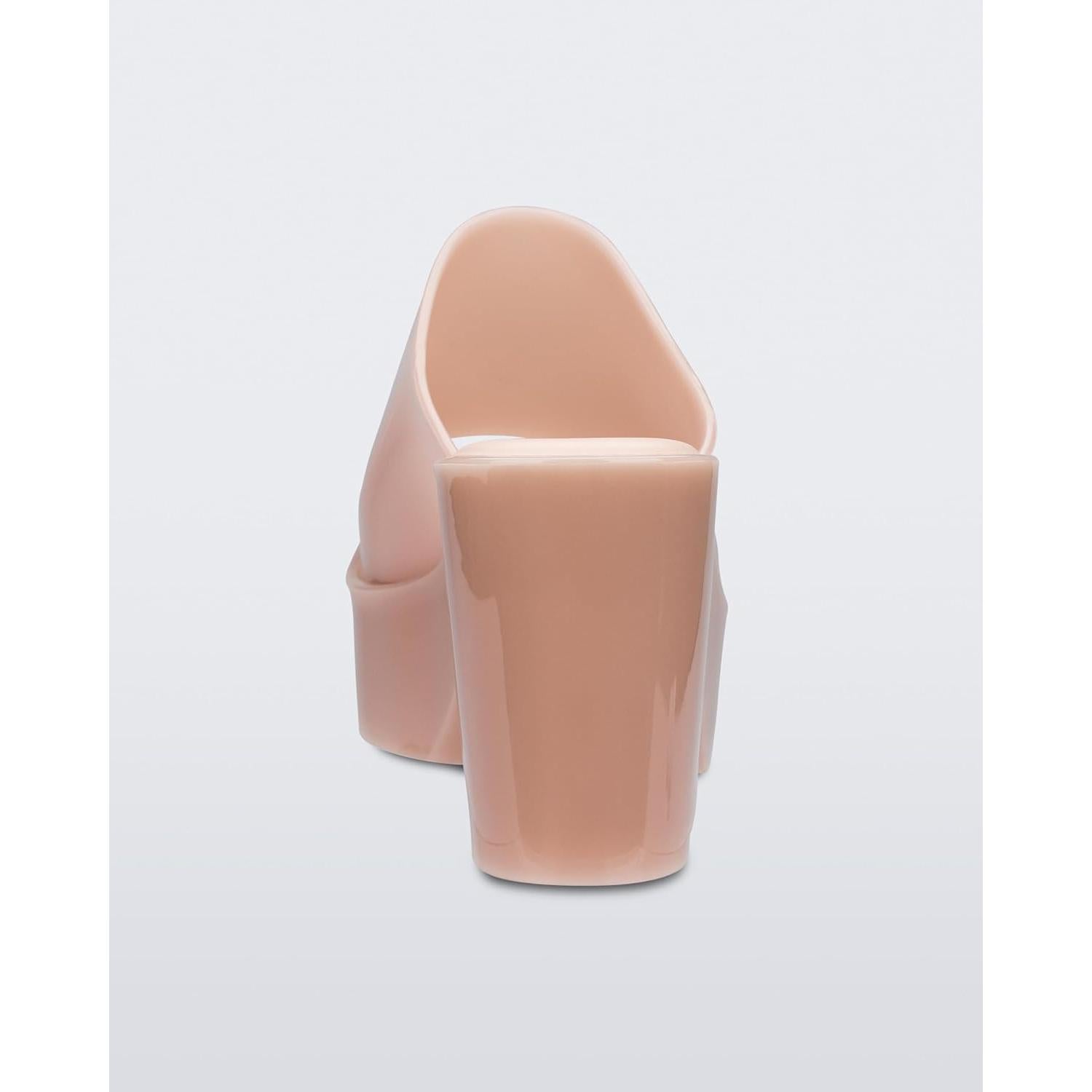 Sandalias Mule Melissa para Mujeres - Tacón 6.35 cm - Beige