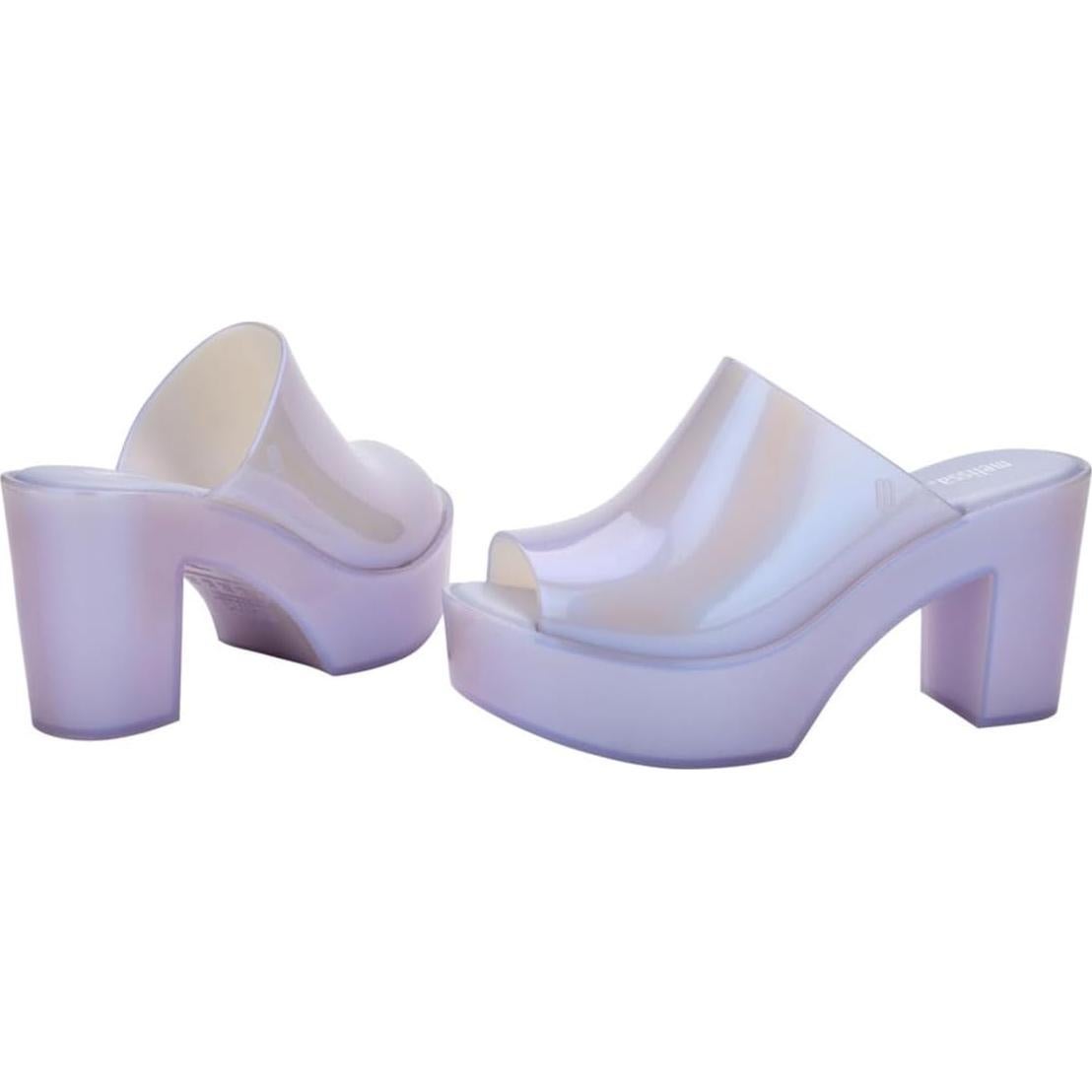 Mule Melissa 32233 Azul Perla - Zueco Vegano Elegante