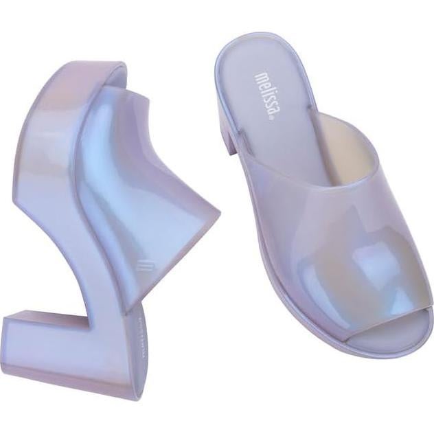 Mule Melissa 32233 Azul Perla - Zueco Vegano Elegante