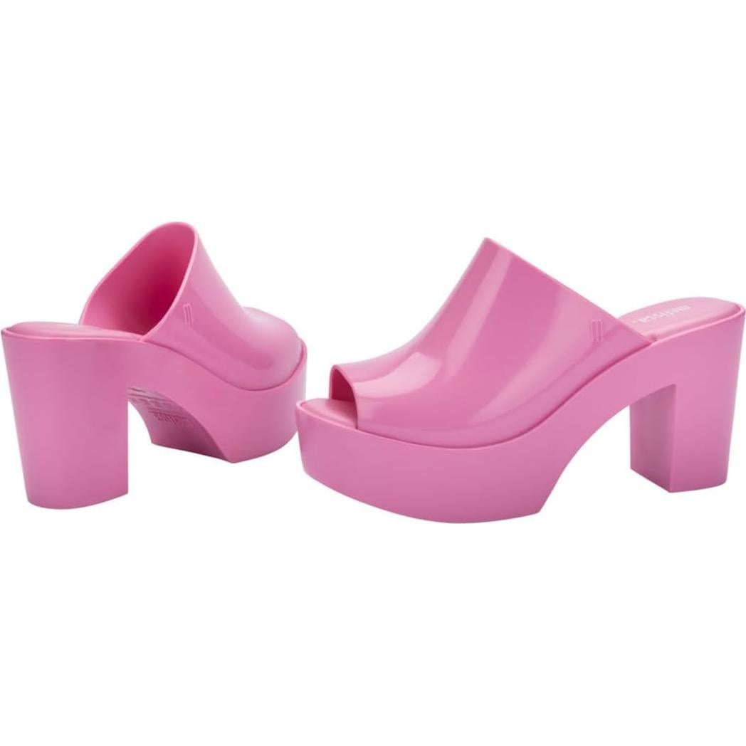 Mule Melissa 32233 Rosa Vegano Tacón Abierto 30x27cm