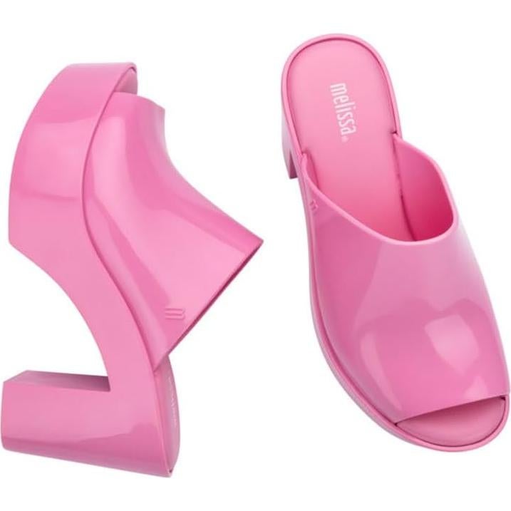 Mule Melissa 32233 Rosa Vegano Tacón Abierto 30x27cm