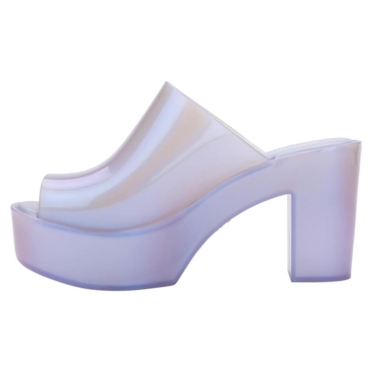 Mule Melissa 32233 Azul Perla - Zuecos Elegantes Veganos