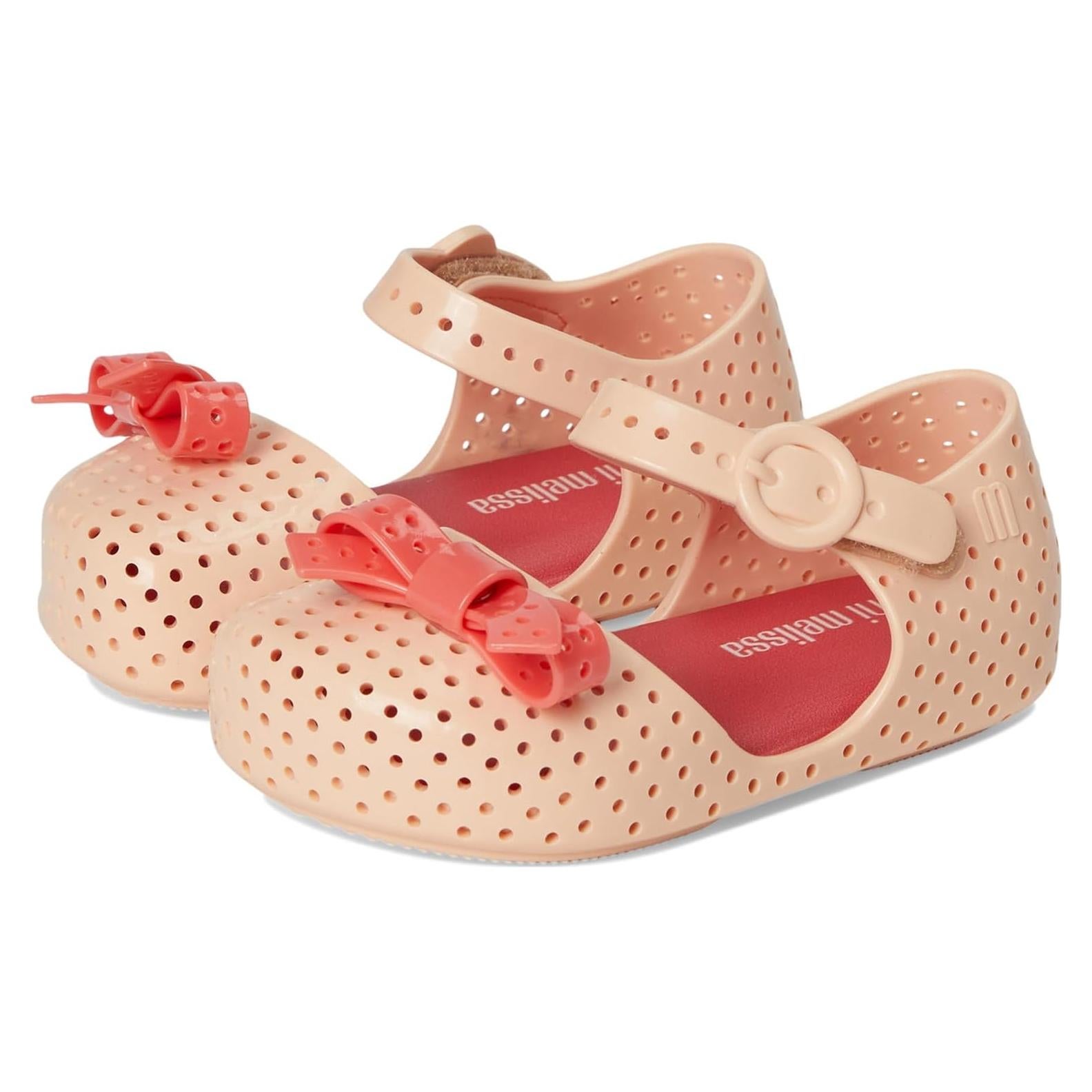 Bailarina Mini Melissa Furadinha 8 Niña Pequeña Beige