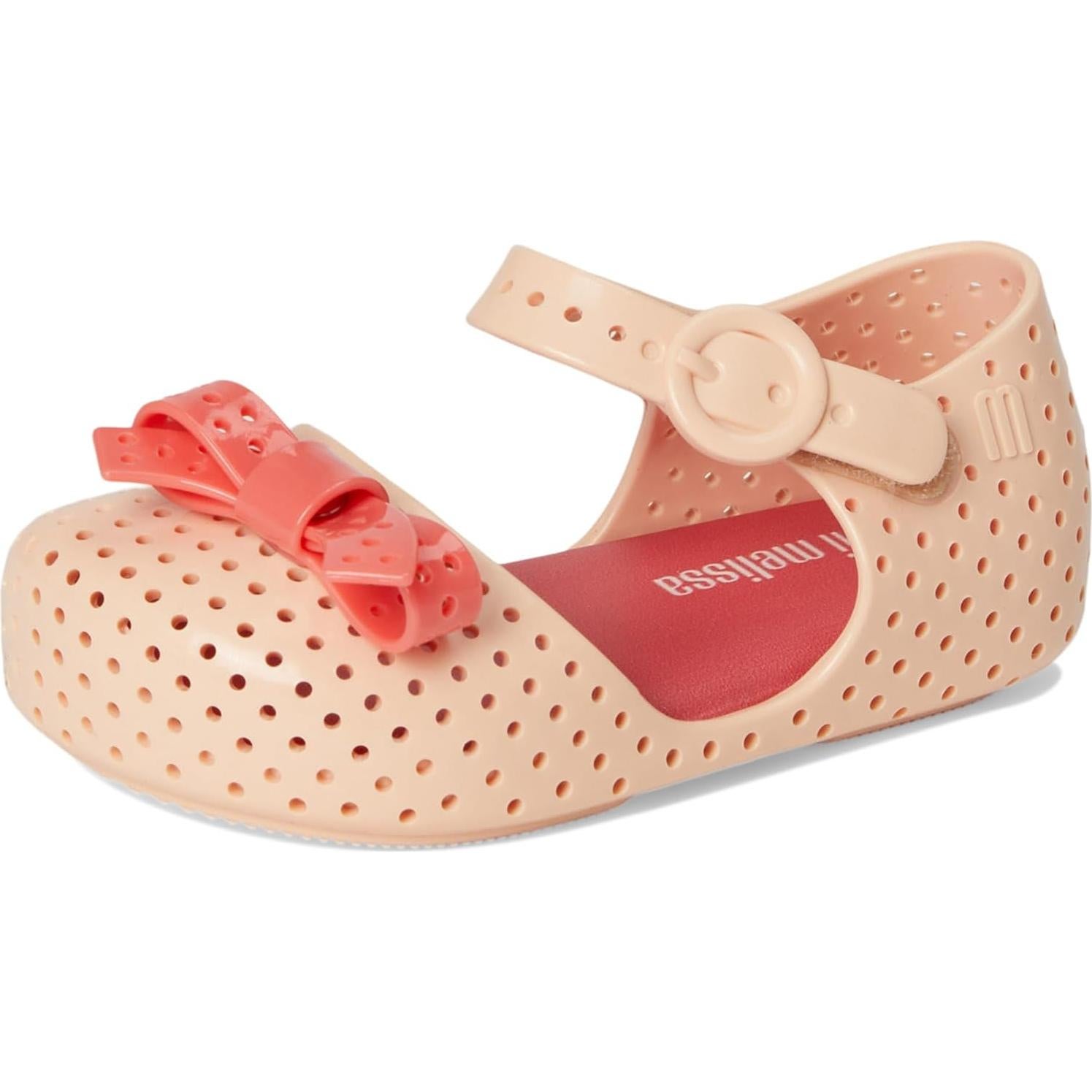 Bailarina Mini Melissa Furadinha Pop 9 Niña Beige