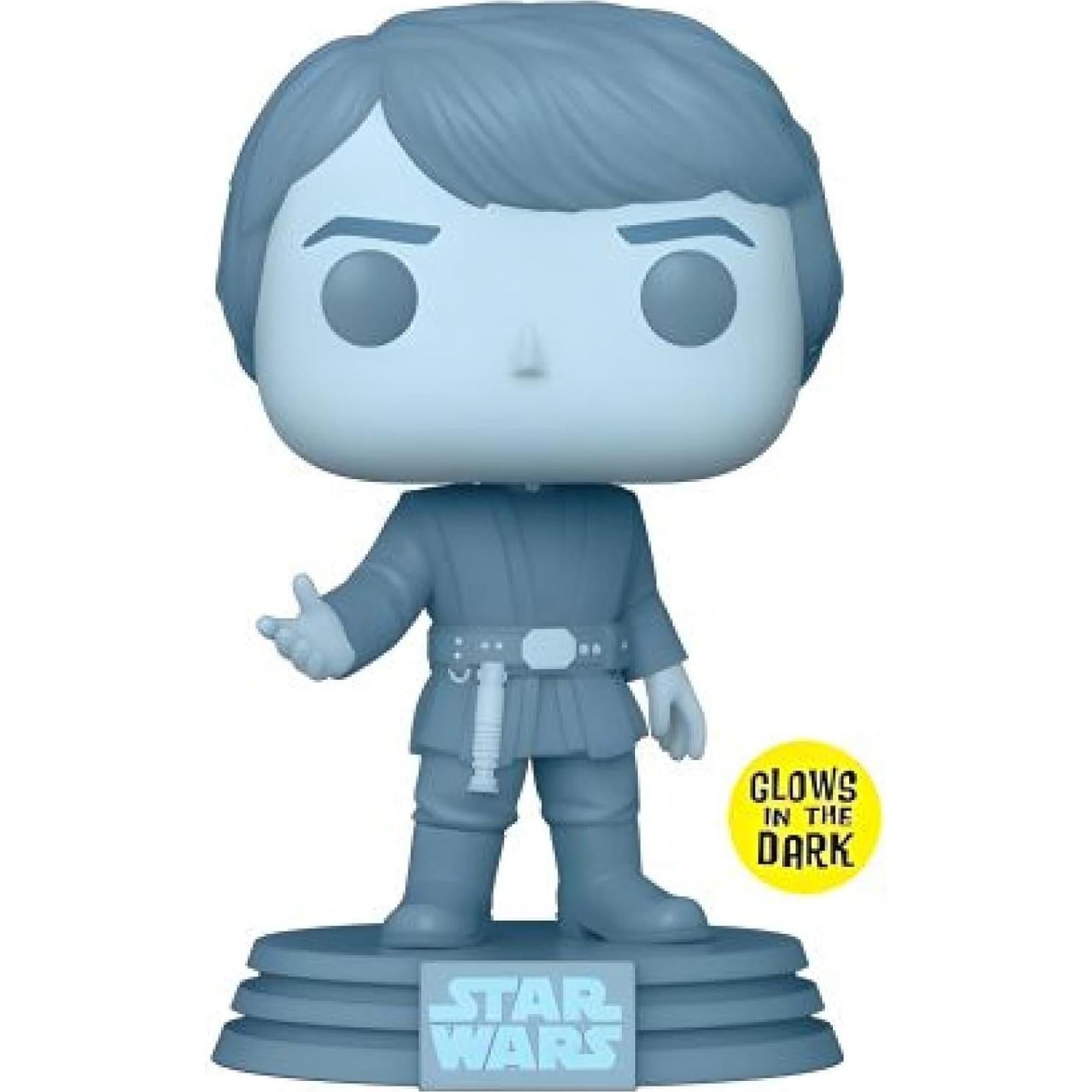 Figura de Vinilo Funko POP! Luke Skywalker Holográfico 40 Años