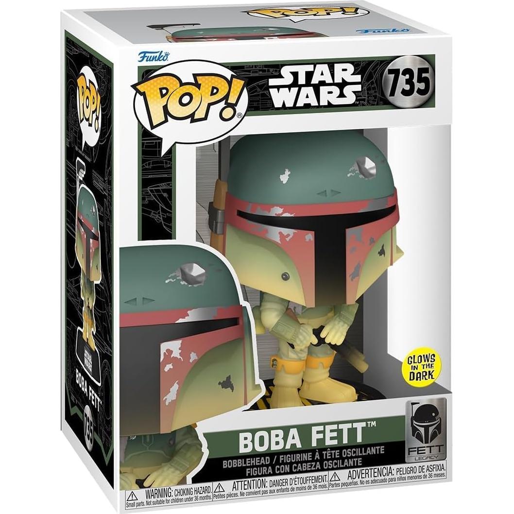 Figura Funko Pop! Boba Fett Brilla en la Oscuridad 9.5 cm