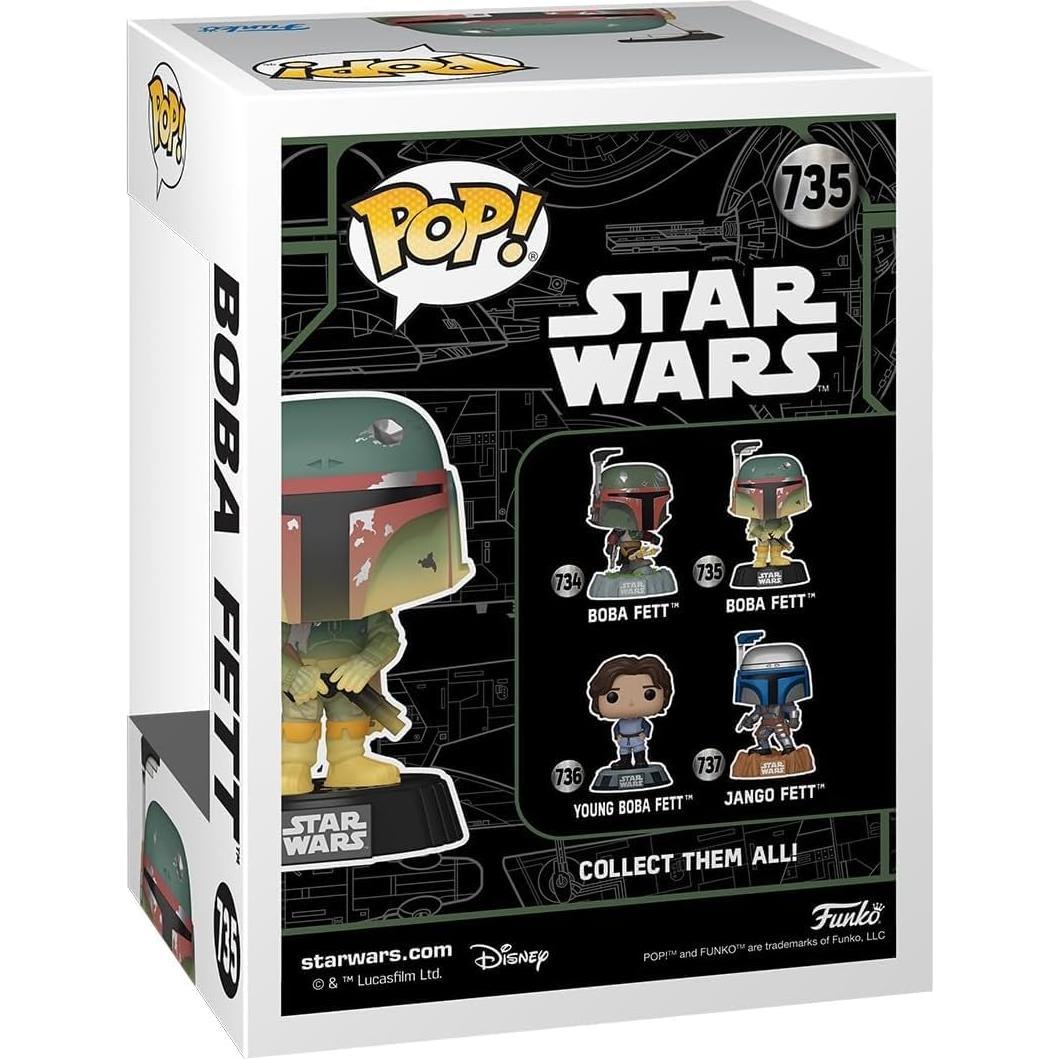 Figura Funko Pop! Boba Fett Brilla en la Oscuridad 9.5 cm