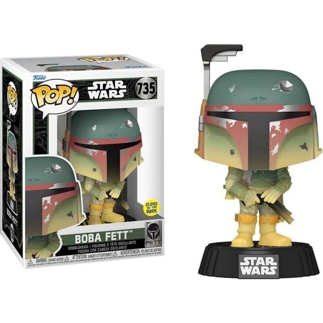 Figura Funko Pop! Boba Fett Brilla en la Oscuridad 9.5 cm