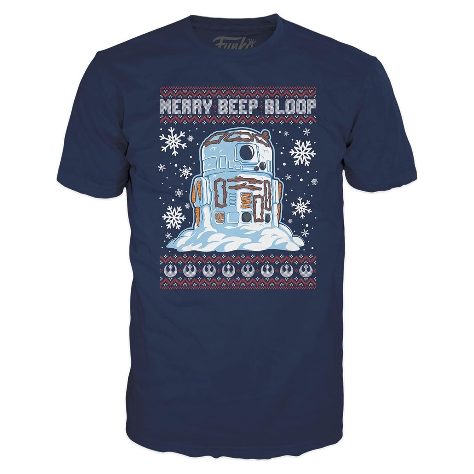 Camiseta Funko Pop Star Wars R2-D2 Muñeco de Nieve S
