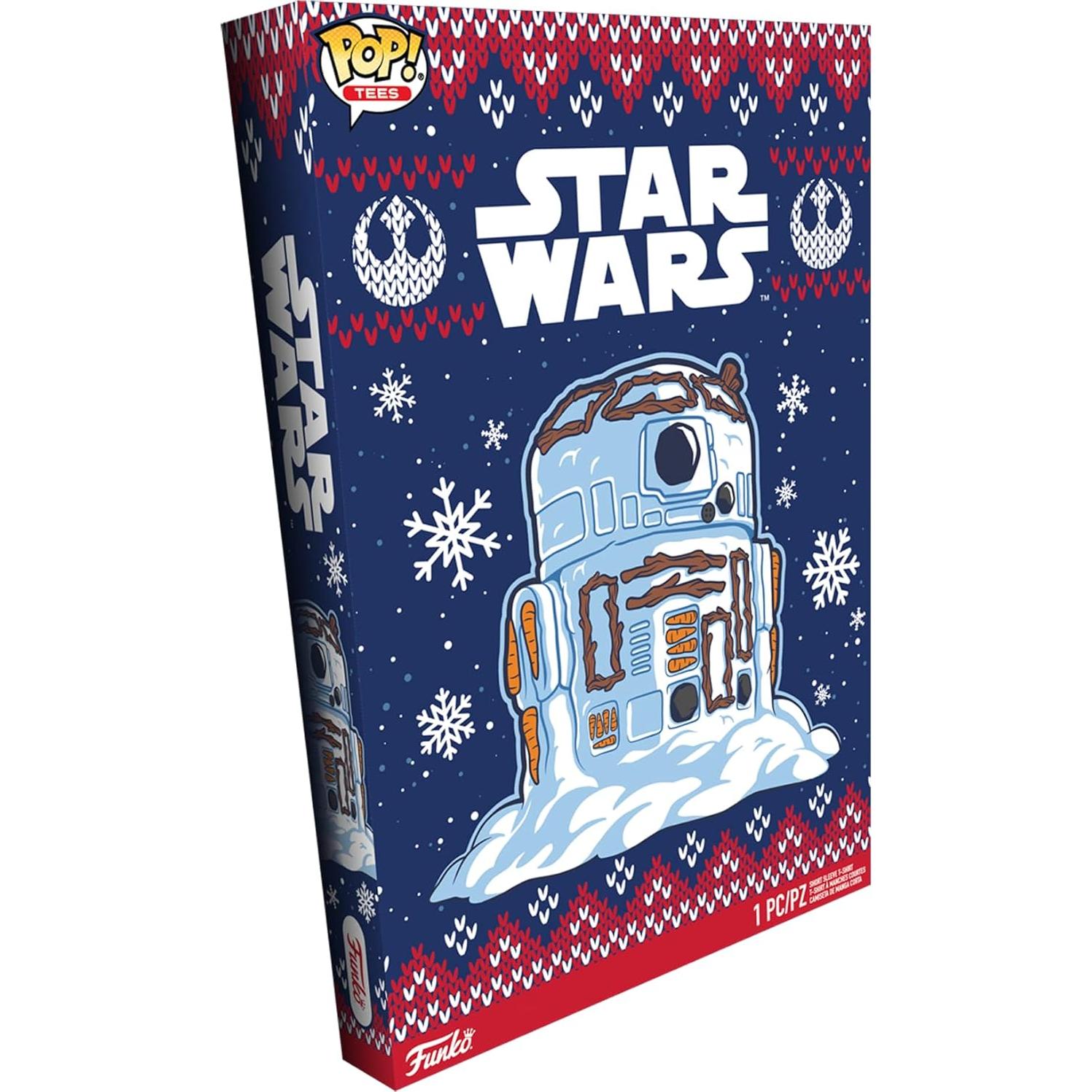 Camiseta Funko Pop Star Wars R2-D2 Muñeco de Nieve S