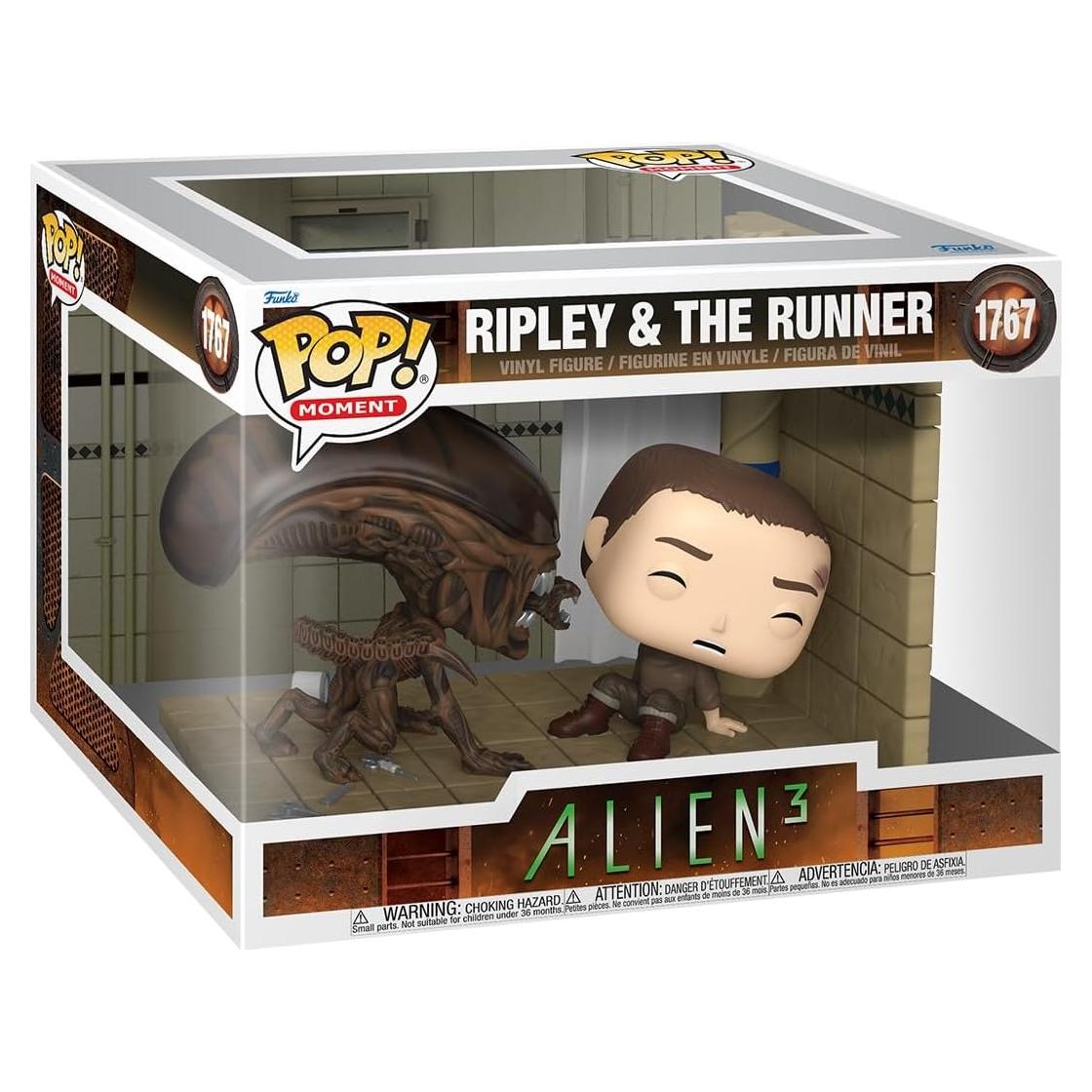 Funko Pop Moment Alien 3 Ellen Ripley y The Runner - Figura de Vinilo Coleccionable